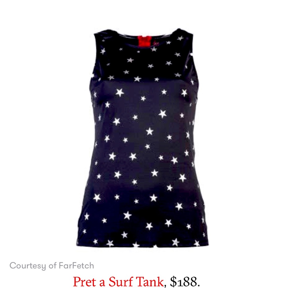 New! Pret-a-Surf Tank with Stars and Stripes